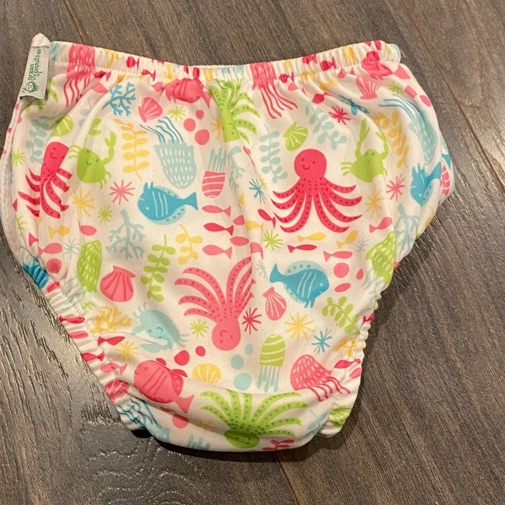 Green sprouts Colorful Sea Life Kids Swim Diaper size 3T 1:29